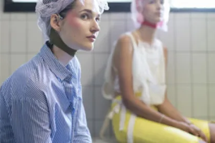 backstage du défilé