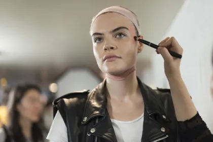 backstage du défilé