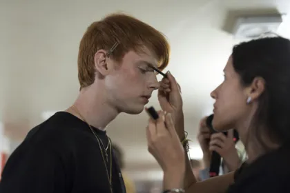 backstage du défilé