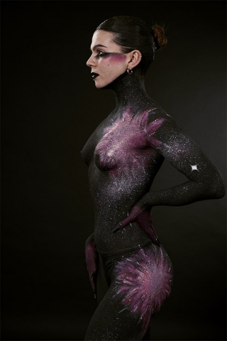 body painting en image